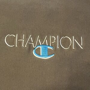 Vintage 90's Champion Reverse Weave Crewneck Sweatshirt‎ XXL 2XL Spell Out Green